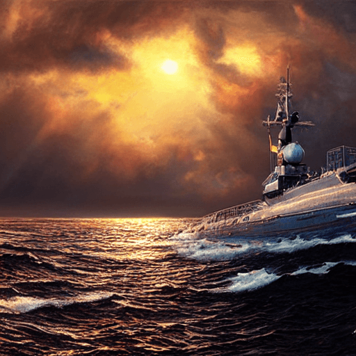 AI generated: sea Shepherd, hyper realist, cinematic light, panoramic