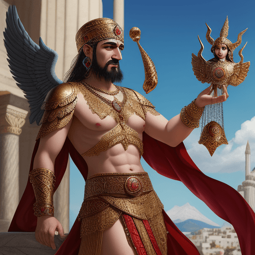 AI generated: Turkish Mythological Gods, Ultra realist