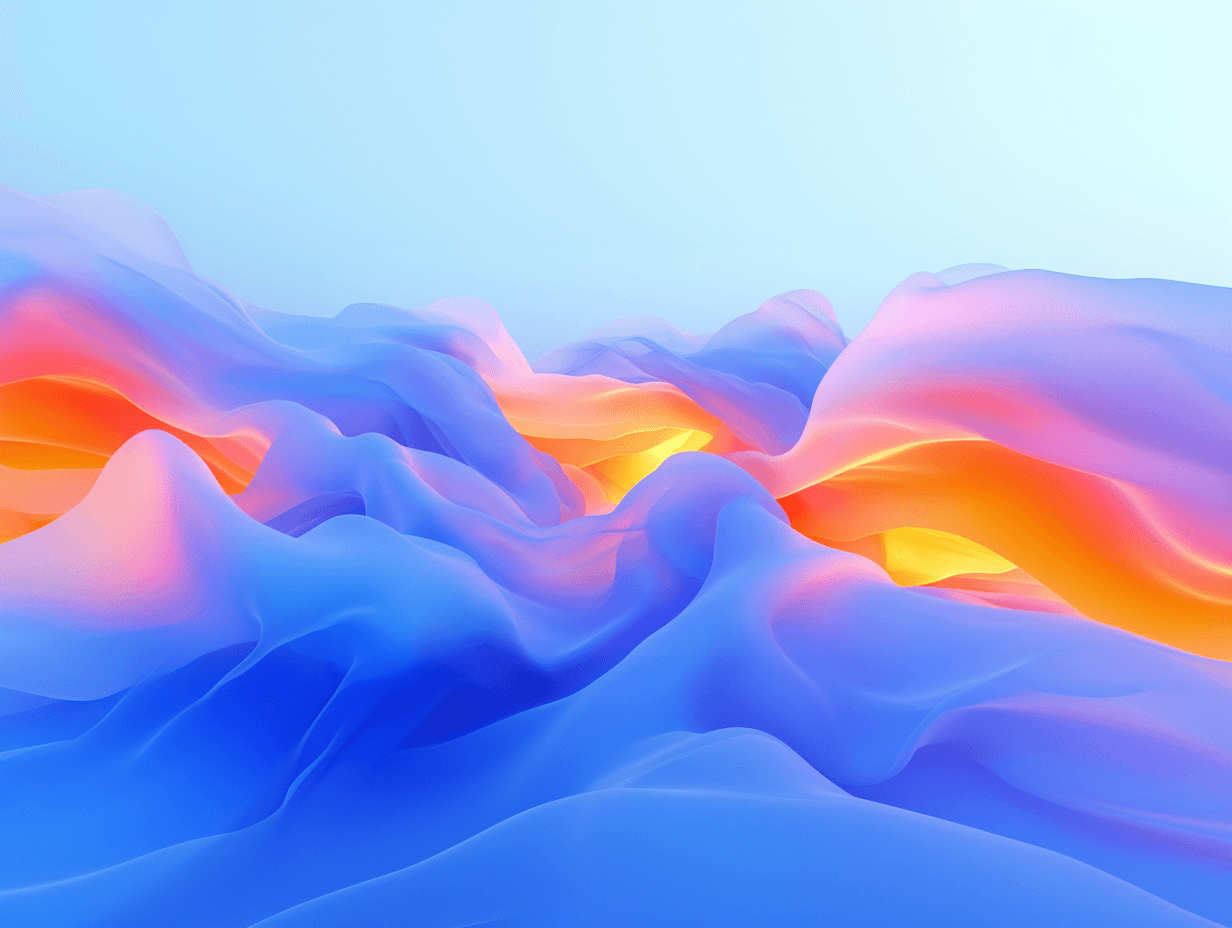 AI generated: A light blue abstract image, light blue tone, light blue, deep blue, blue, rich geometric pattern co...