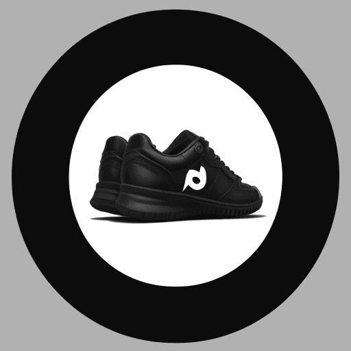 AI generated: make hores shoe logo in black, use only lines
