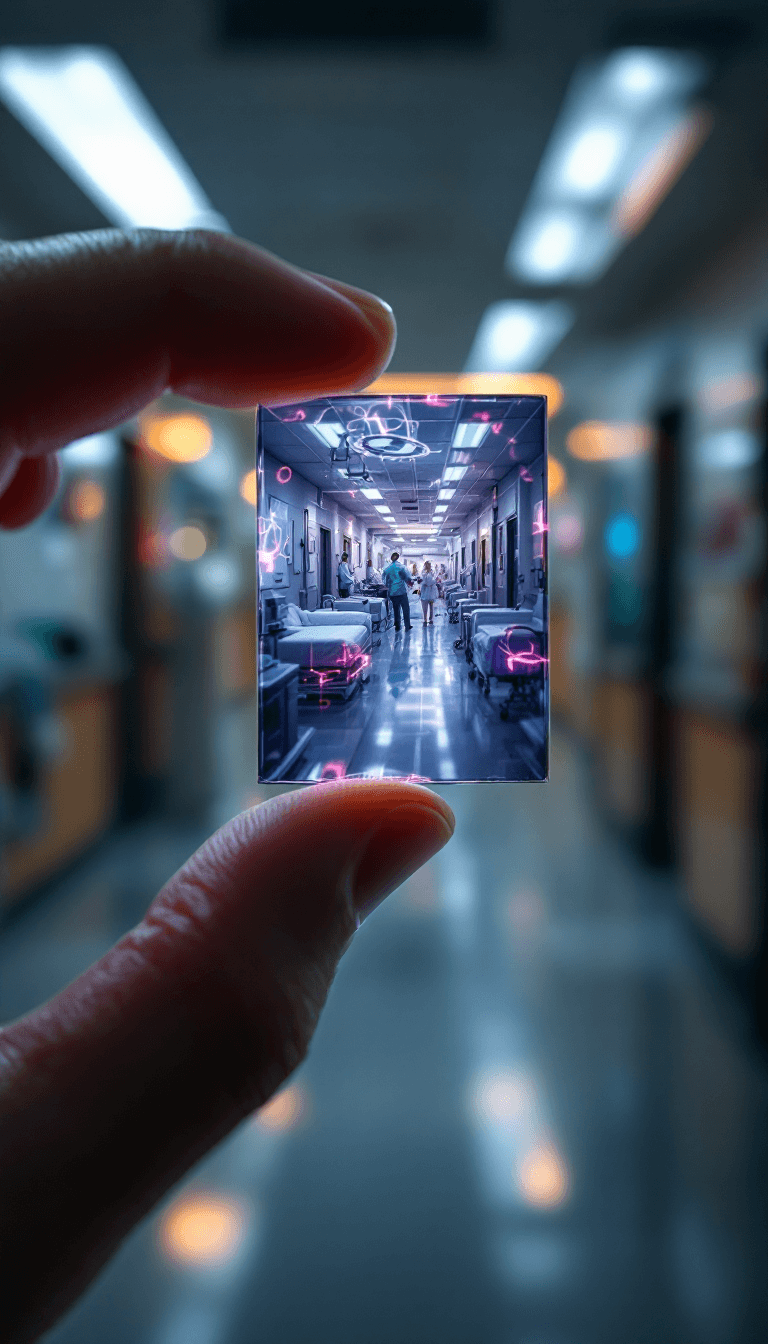 AI generated: Macroview of a Rosaarch image held by a hand,the Rosaarch image is ultradetailed and inkbolt made,th...