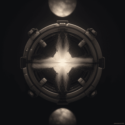 AI generated: buttons from site floating in 3d space like after blow, t symmetrical artwork. cinematic, hyper real...