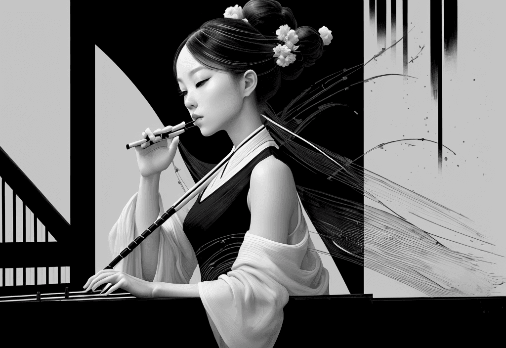 AI generated: The style of the music video adopts a technique of fusion and contrast, visually alternating between...