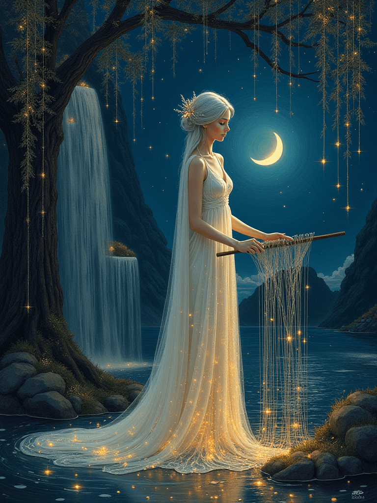 AI generated: The Enchanted Weaver
