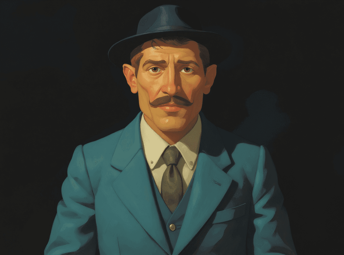 AI generated: Make a square aspect ratio avatar of the main character with dark color background. Retain the exist...