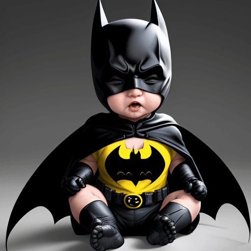 AI generated: cute DC hero baby batman --v 5.2