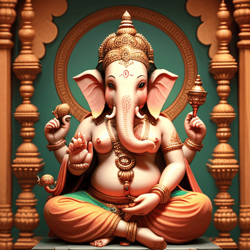 AI generated: lord ganesha
