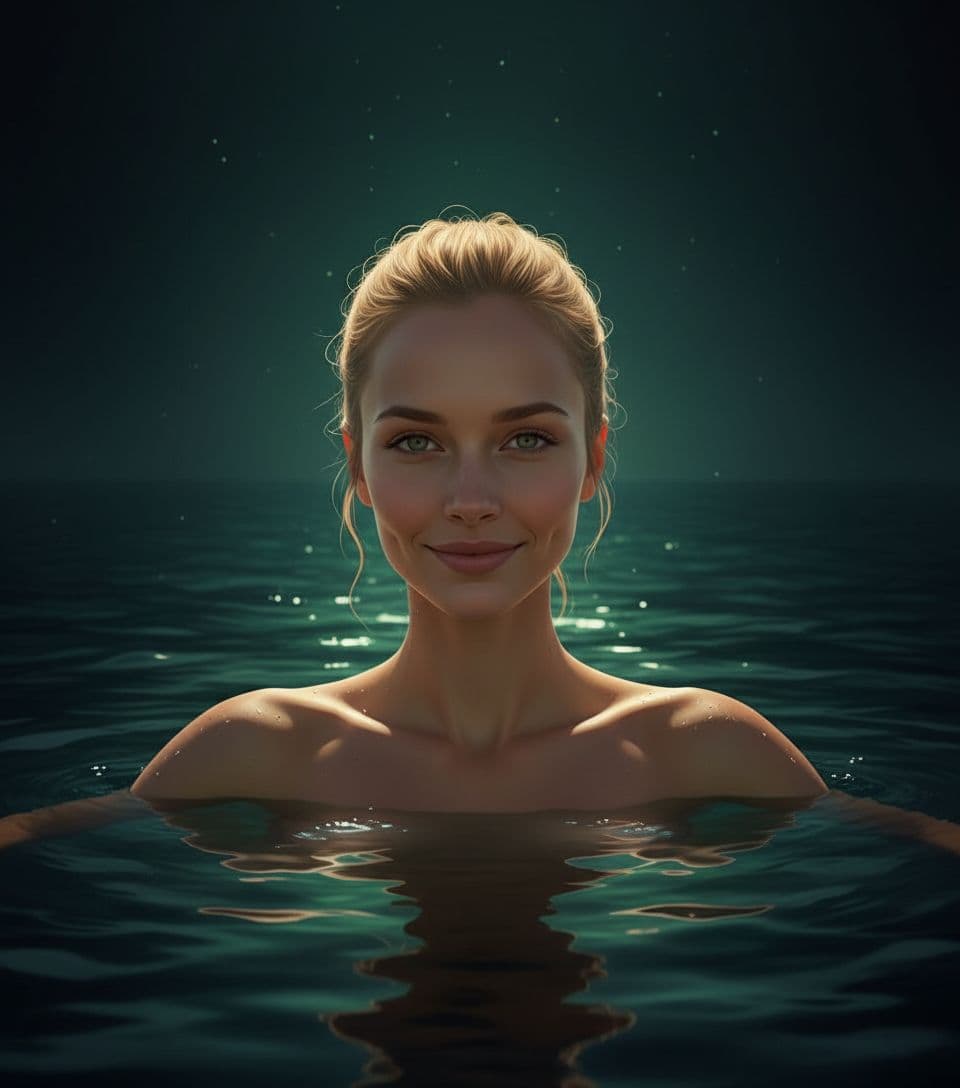 AI generated: An impressive, ultra-realistic, medium-range cinematic portrait depicting a man (with original facia...