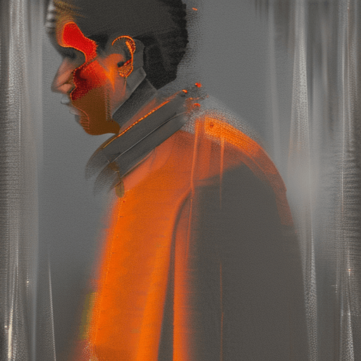 AI generated: Dark and Mysterious Tone with a Person in the Center Wearing Dark, Weathered Clothing, Digital Paint...