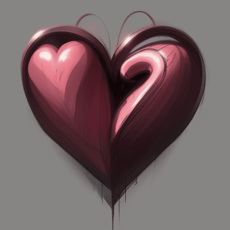 AI generated: heart, concept art