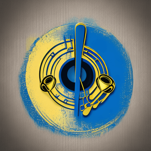 AI generated: Design a modern and elegant logo for a music production and event distribution company. The logo sho...