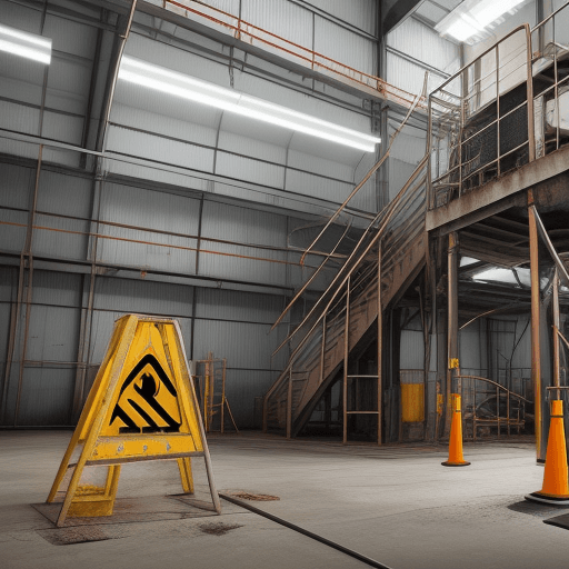 AI generated: Industrial accident prevention