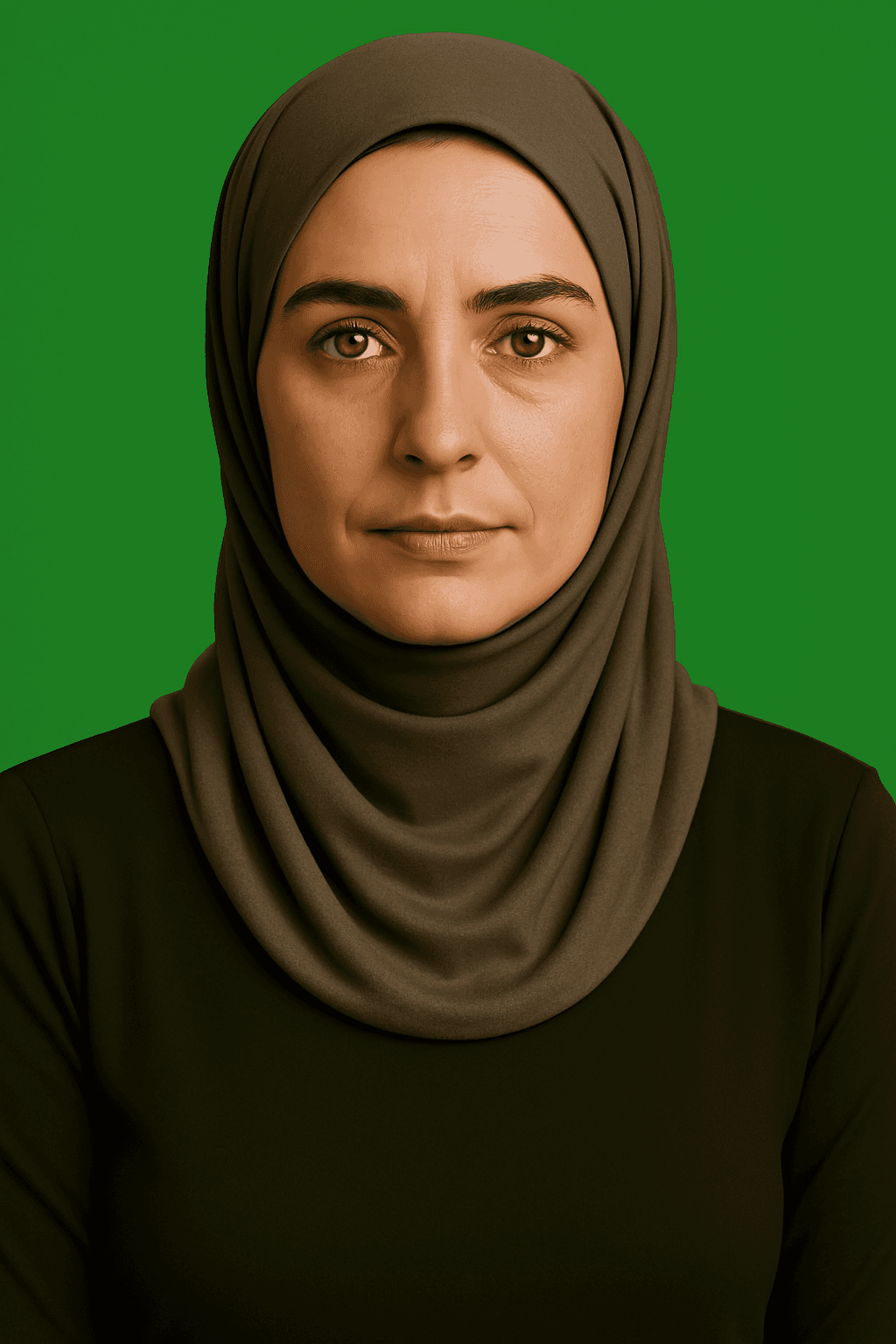 AI generated: Ultra-Detailed Character Description: Mediterranean Caucasian Female Podcast Host (Warm, Intelligent...