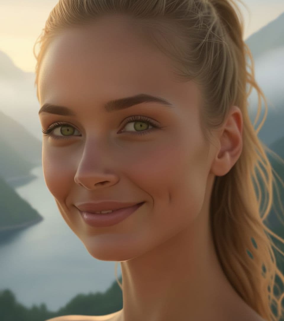 AI generated: "Image is a high resolution full-hight vertical portrait, dramatic cinematic style, golden hour sunr...