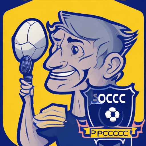 AI generated: profile pic for a soccer podcast
