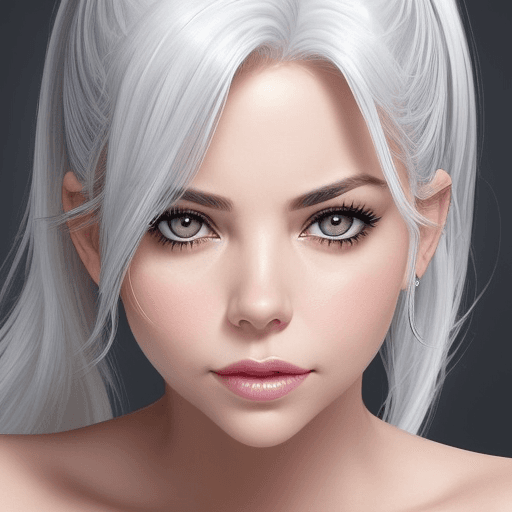AI generated: face close-up of her alluring eyes, captures alluring emotions, tantalizing thoughts, playful inhibi...