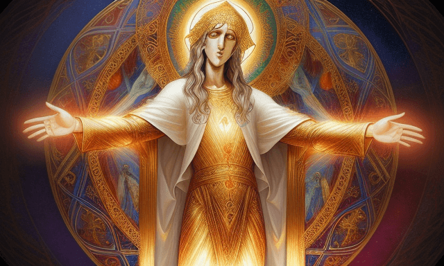 AI generated: Theophanies, those visible appearances or manifestations of God that are tangible to human senses, a...