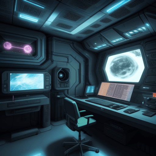 AI generated: sci fi mesto
