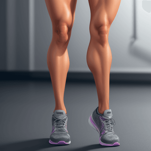 AI generated: Beautiful fitness girl , stands and shows her perfect figure to her full height, beautiful body, ath...