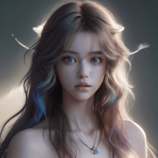 AI generated: High quality, masterpiece, master's work, exquisite facial features, hair, eyes, messy hair, colorfu...