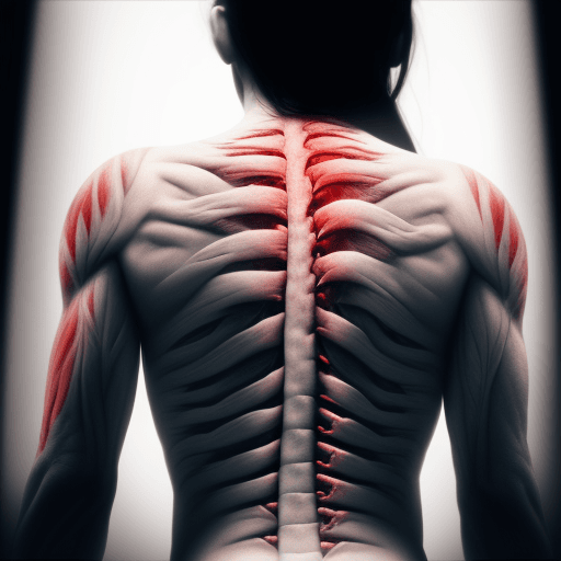 AI generated: Pain in back
