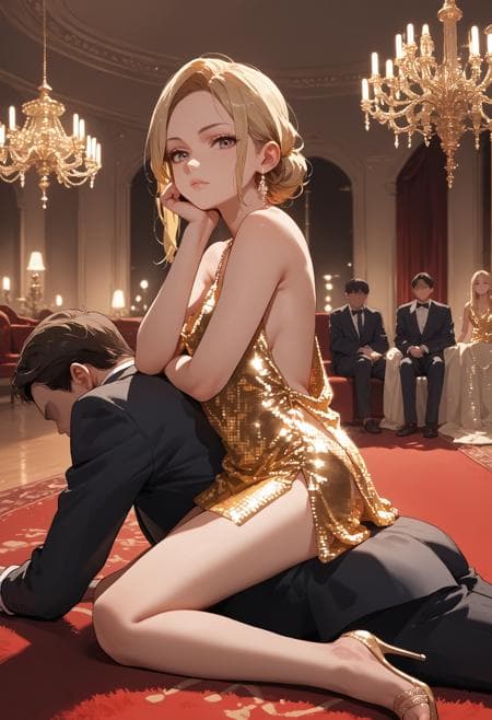 Sitting on person