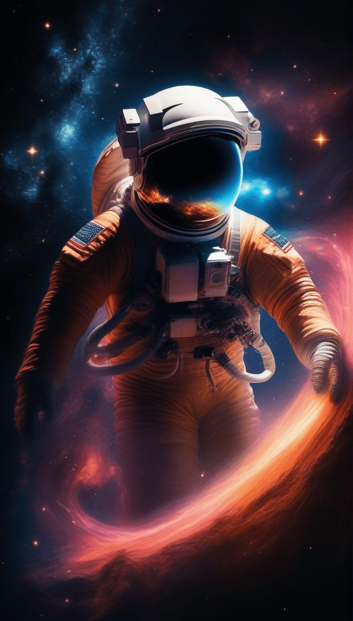 AI generated: masterpiece, stunning, best quality, captivating space themed artwork, swirling nebulas, twinkling s...