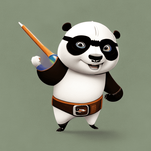 AI generated: A young men dressed in y2k style, designed as a “kung fu panda” character.
It should wear jeans, Te...