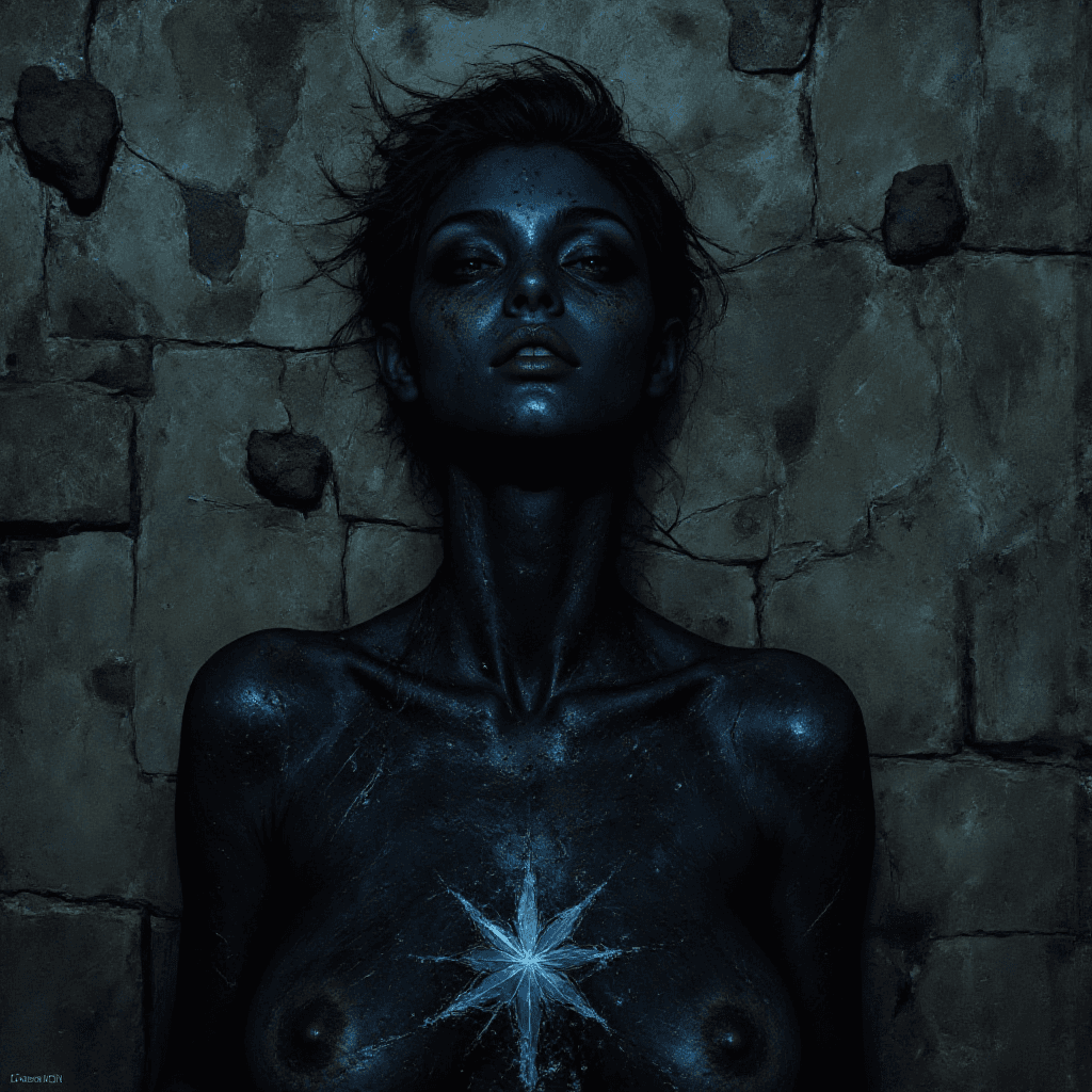 AI generated:  Blackened night

I am but re-used, gently purified

but still weak as I see my

ending walkin...