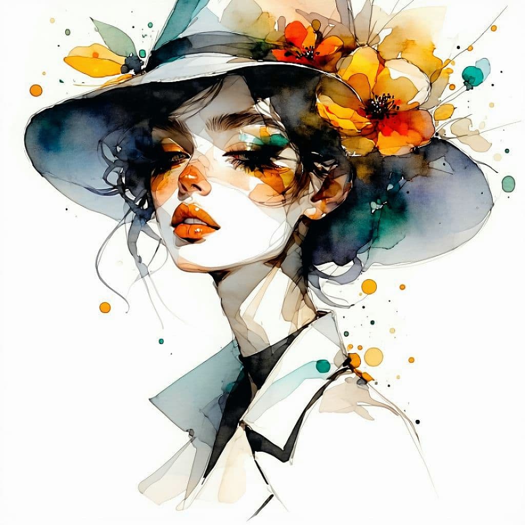 AI generated: illustration, fasion,