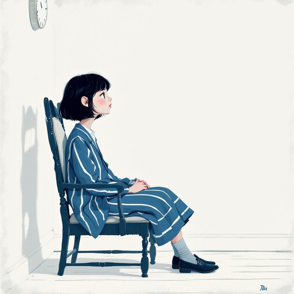 AI generated: 
A digital illustration in the Whimsy-Folk Legacy style, with melancholic artistic touches and whim...