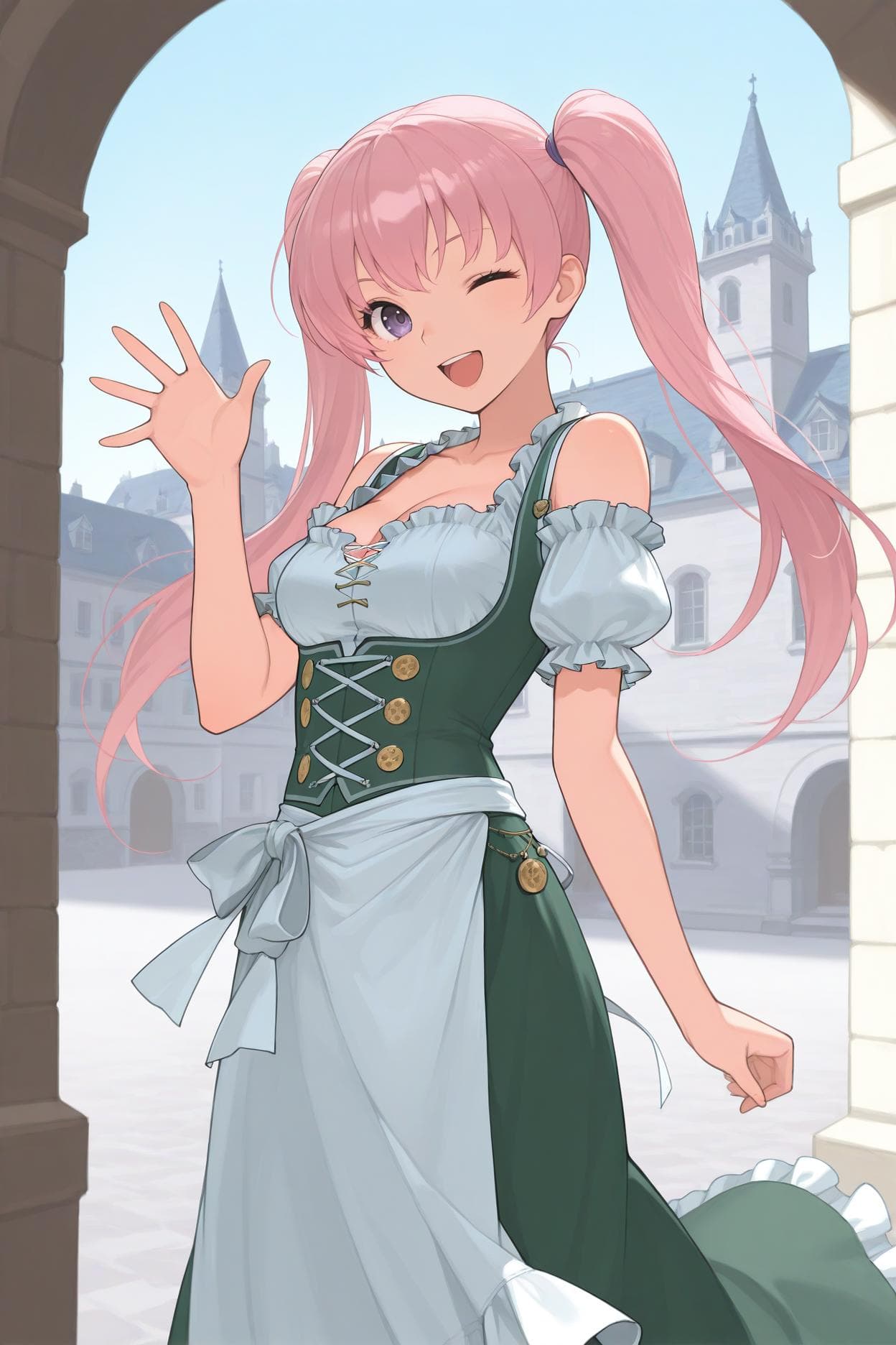 Serra/セーラ (Fire Emblem: The Blazing Blade) SDXL LoRA | 3 Outfits [Illustrious]