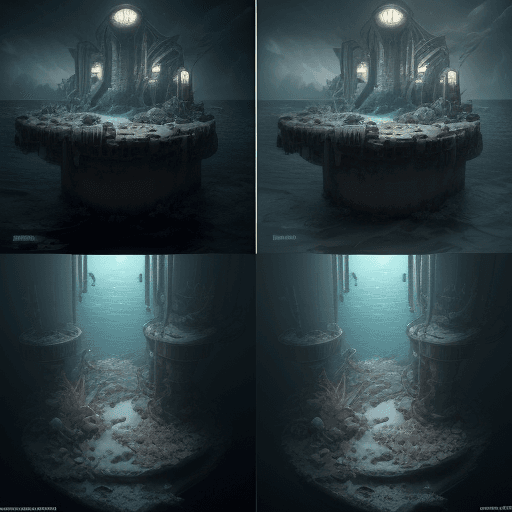 AI generated: Create a highly detailed dual-image composition. Top section: intricate underground PVC pipe install...