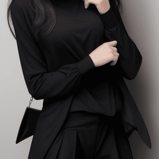 AI generated:  black clothes