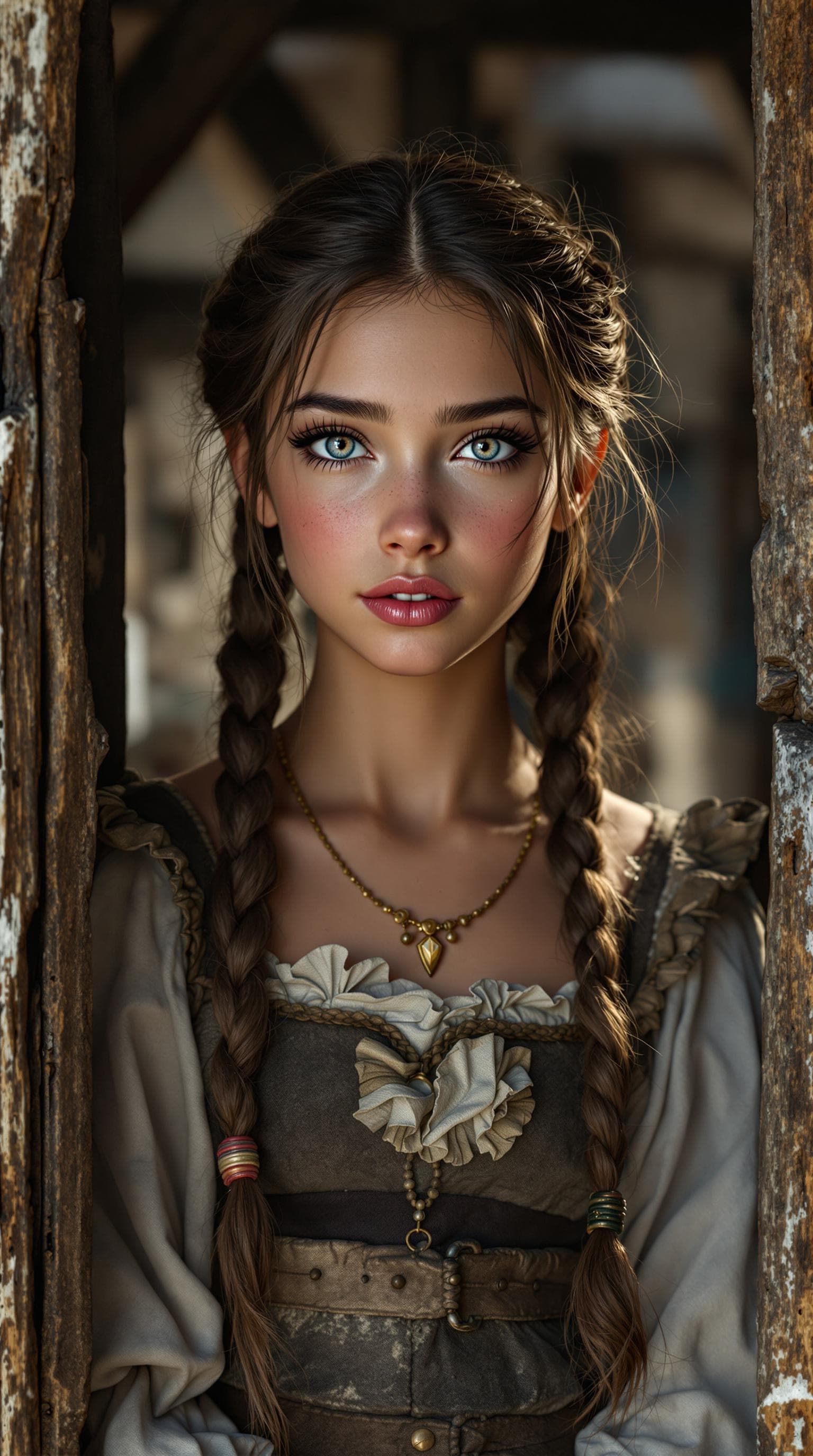 AI generated: A stunning professional photograph of the most beautiful girl in the world, a second-grader, depicte...