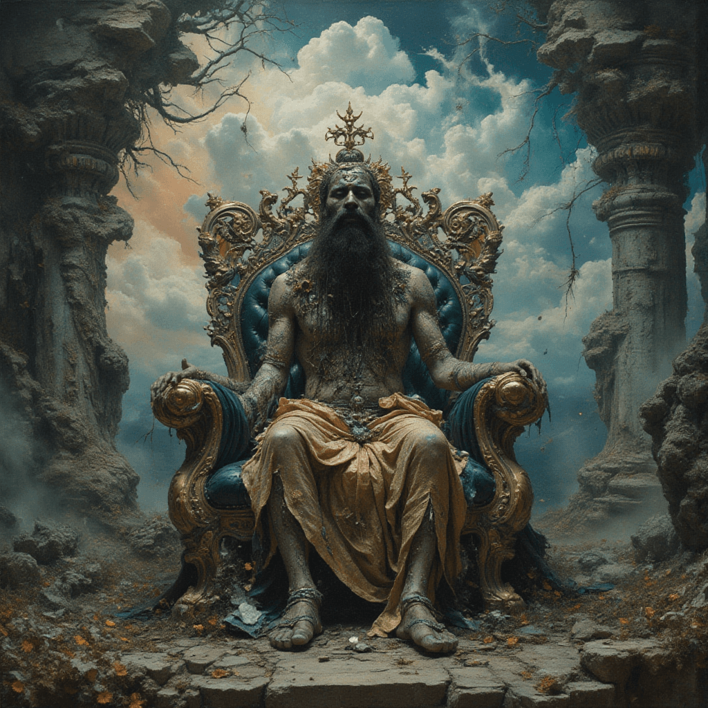 AI generated: I am the crucible of anguish, the pulse beating beneath every shattered dream. I am the roar of chao...