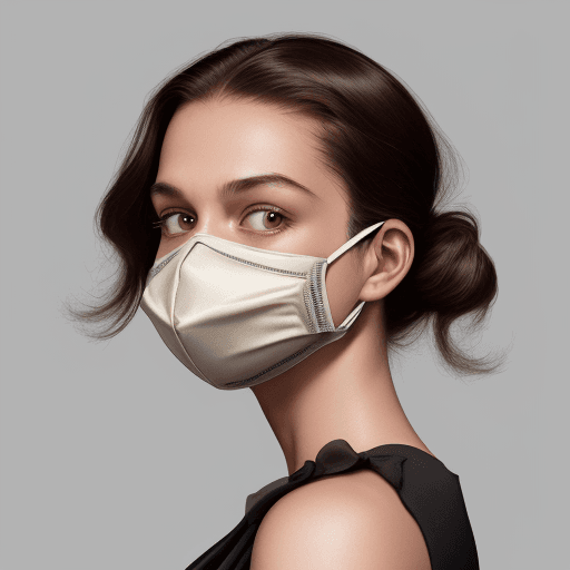 AI generated: Face hugger from the movie Aliens but as a luxury Face Mask for the company Louis Vuitto, profession...