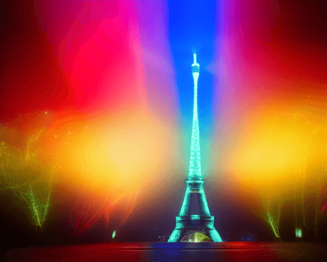 AI generated: A digital landscape unfolds before us, where a sleek, Surreal glowing magical, different marathon, o...