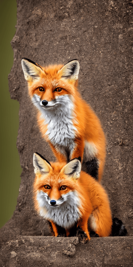 AI generated: portrait of the cutest red single fox ever, fluffy, photorealistic, soft lighting, unreal engine --a...