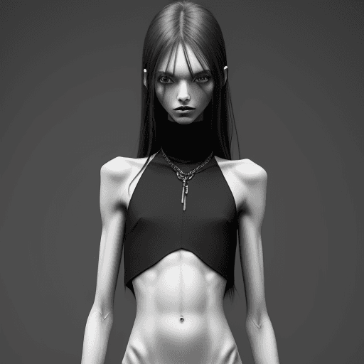 AI generated: Thinspo model --q 2 --v 5 --ar 3:4 