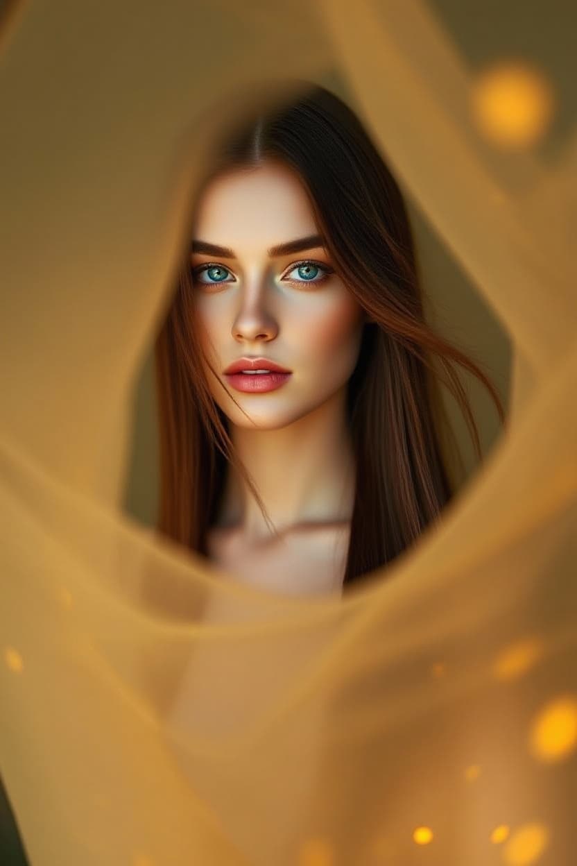 AI generated: "Image is a high resolution full-hight vertical portrait photograph. Sony A1, 75mm lens. Supermodel ...