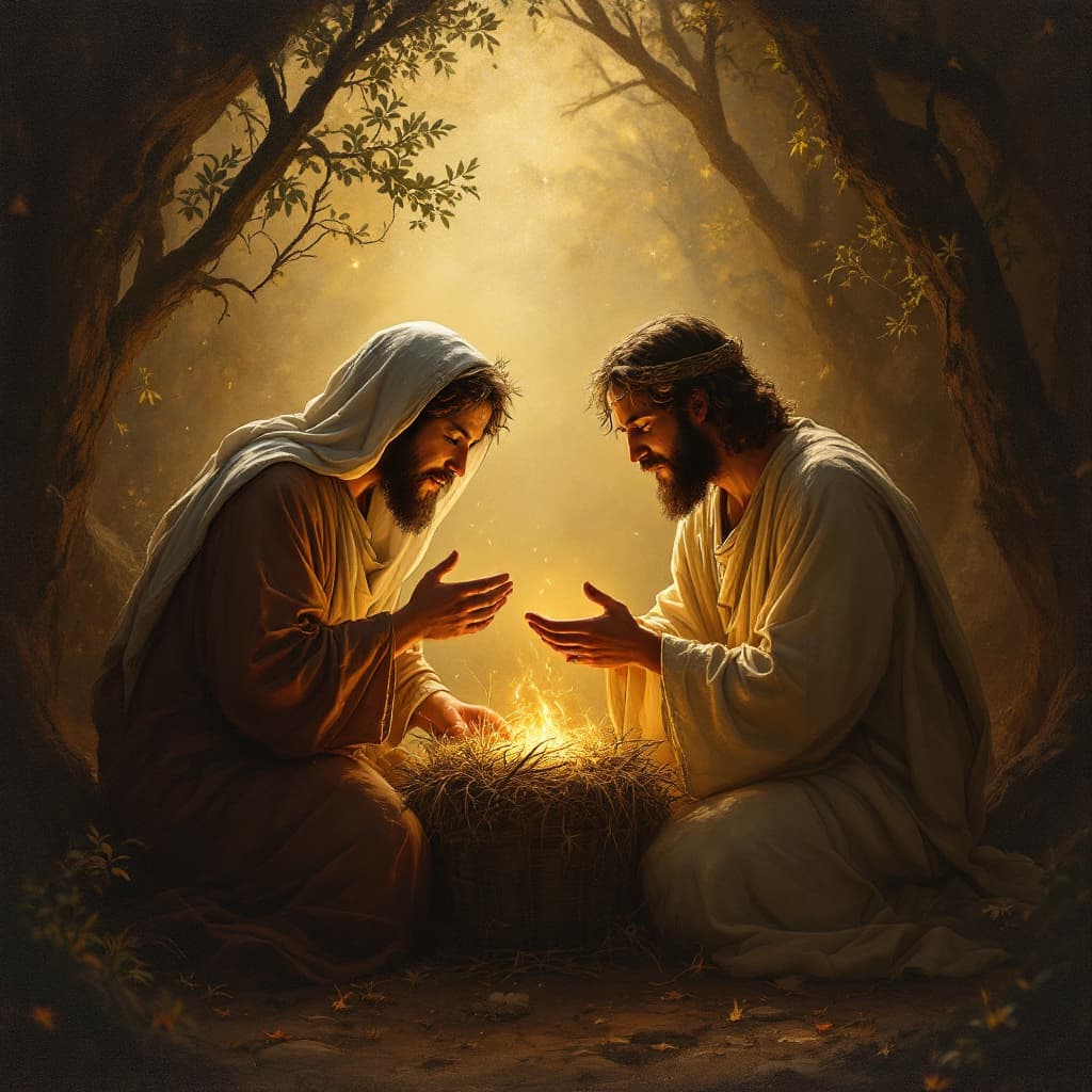 AI generated: The Birth of Jesus