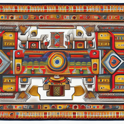 AI generated: Símbolos culturales peruanos: Incorpora elementos icónicos de la cultura peruana en el logotipo, com...