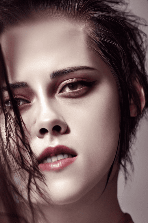 AI generated: Kristen Stewart dressed as Chinese , gorgeous, attractive, flirting, (((full body visible))), lookin...