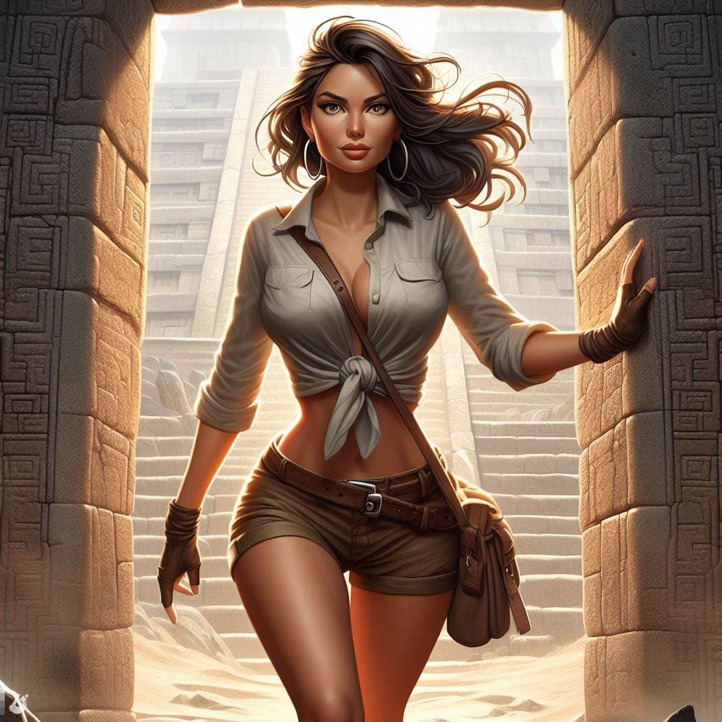 AI generated: Digital art, best quality, highly detailed, disney pixar style, full-length body shot: a stunning ba...