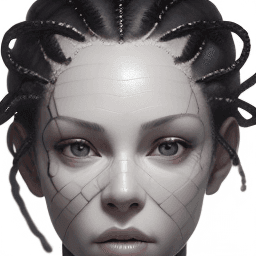 AI generated: entire head, (incredibly detailed), (highres:1.1), (high detailed skin:1.4), clean skin, skin withou...