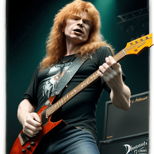 AI generated: Dave Mustaine
