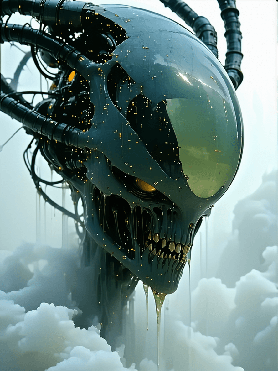 AI generated: Random weird, science fiction, disturbing image, strange, never been seen before