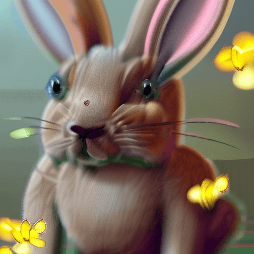 AI generated: (cbzbb:1.25), ((rabbit)),cbzbb,cute, little, baby, beautiful, fantasy art, devian art, trending arts...