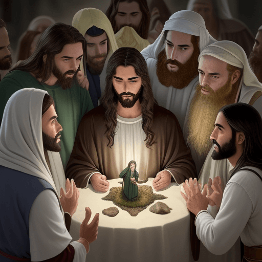 AI generated: crie um cenário de um presépio, igual aos tempos de Jesus.
Inclua todos os personagens do presépio, ...